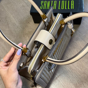 Bolsa Santa Lolla Tote Bag Palha 0453.4BA3.02CE