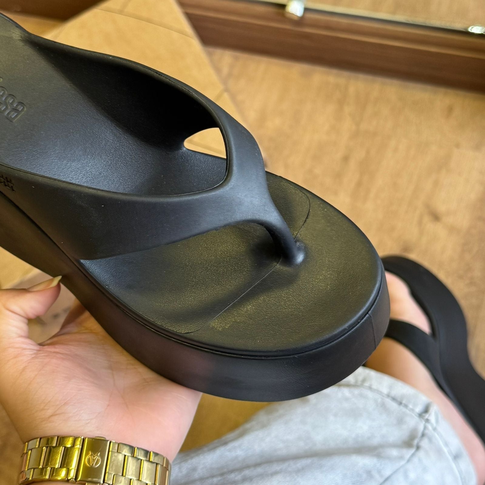 Sandália Melissa Plataforma Free Thong 37862