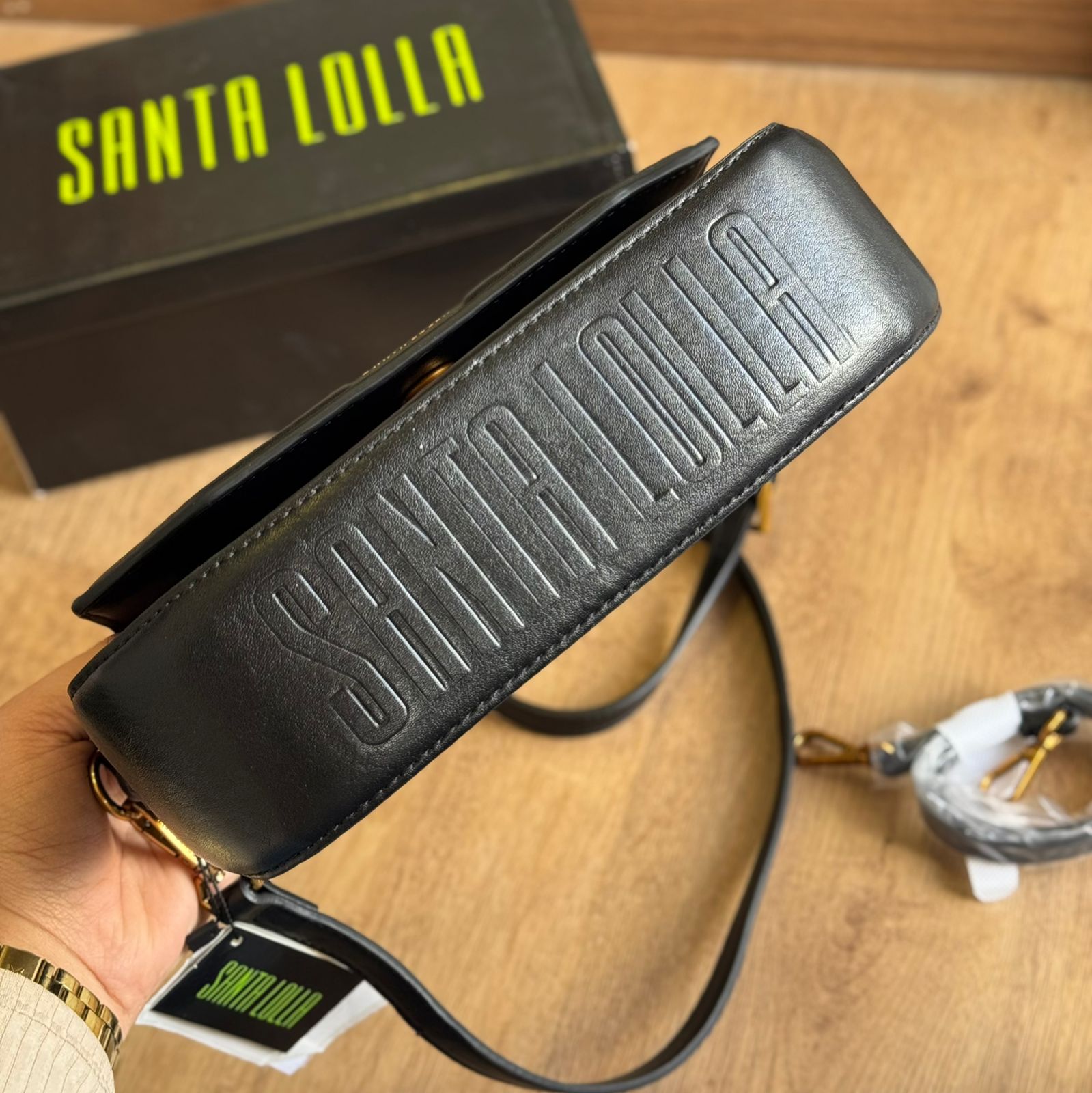 Bolsa Santa Lolla Baguete Alça Dupla Tramado 0452.4563