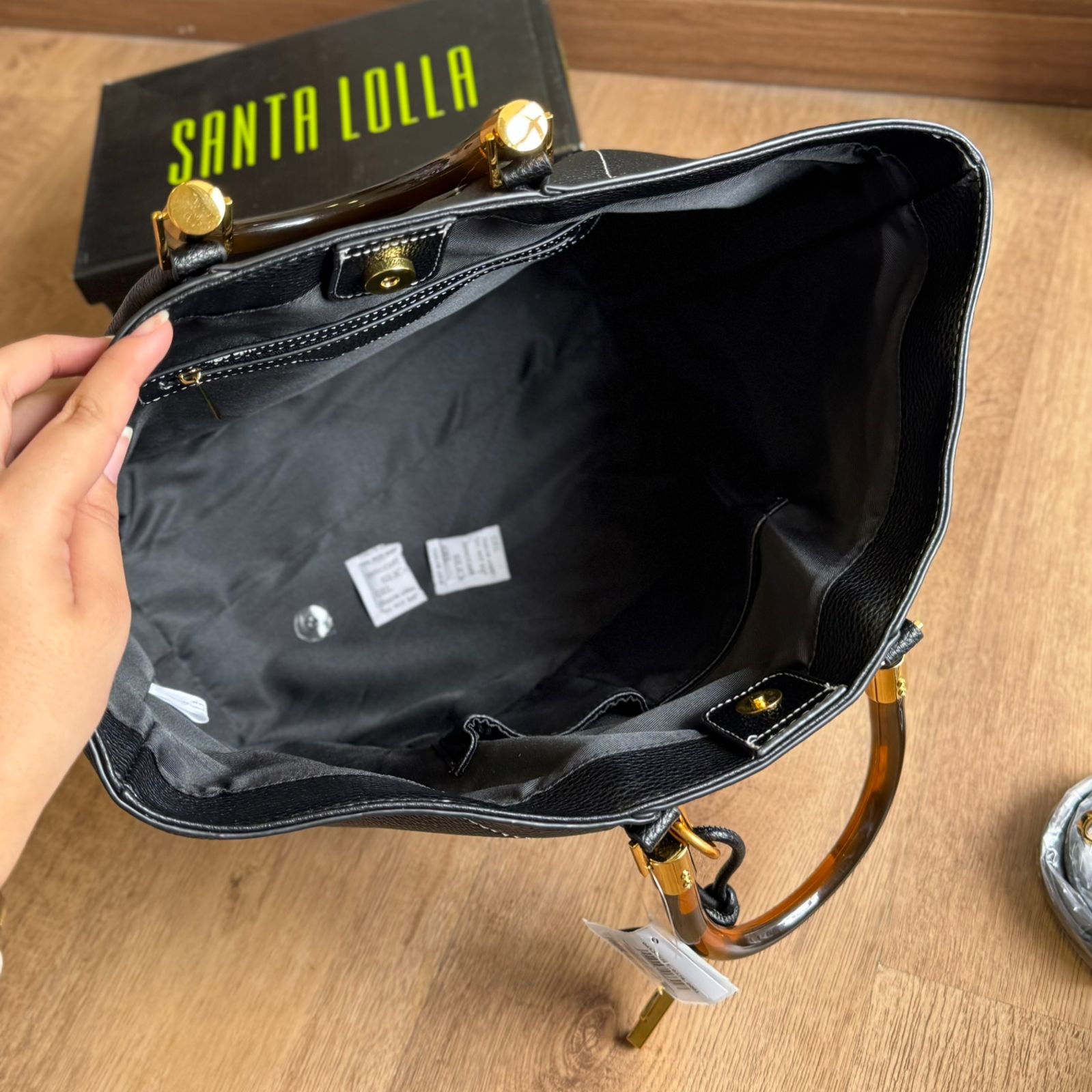 Bolsa Santa Lolla Shopper E Necessaire Floater Pespontos 0453.570E.0378