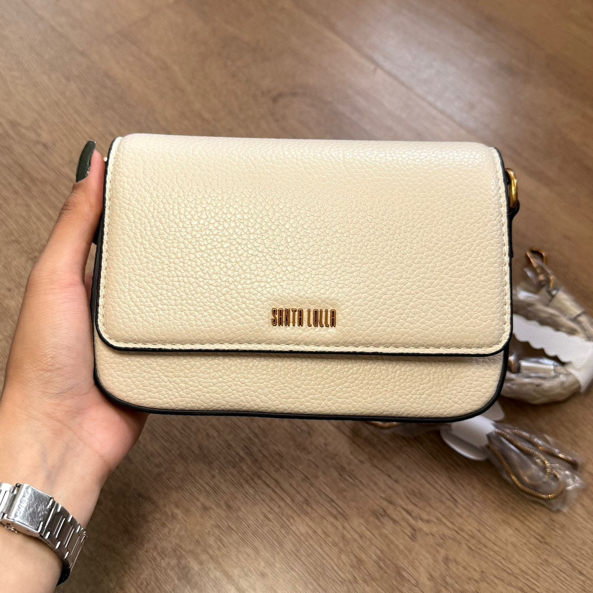 Bolsa Santa Lolla Baguete Floater Alça Trança 0470.4B5E