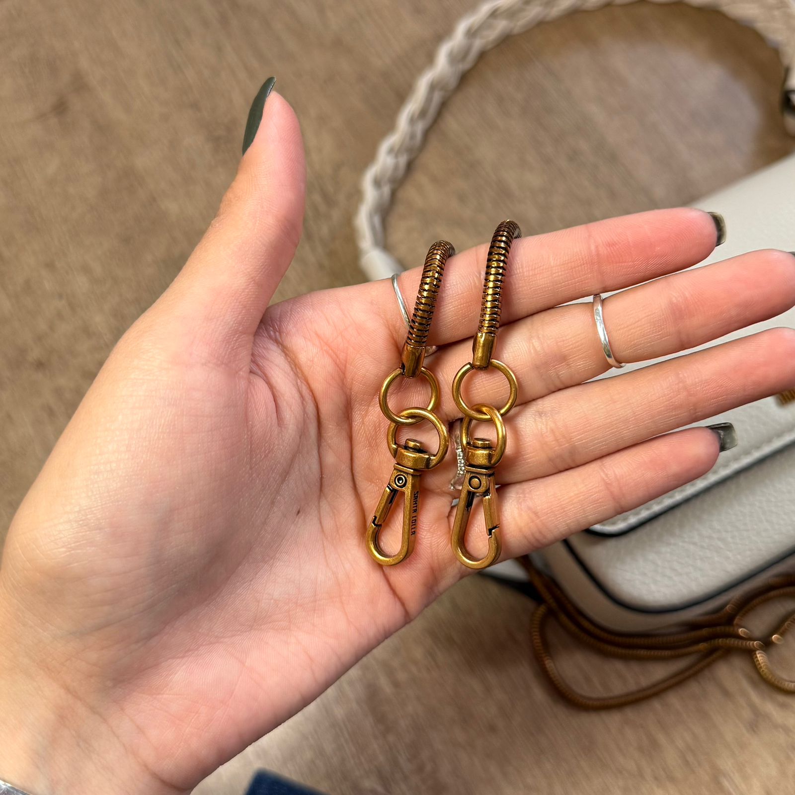 Bolsa Santa Lolla Baguete Floater Alça Trança 0470.4B5E