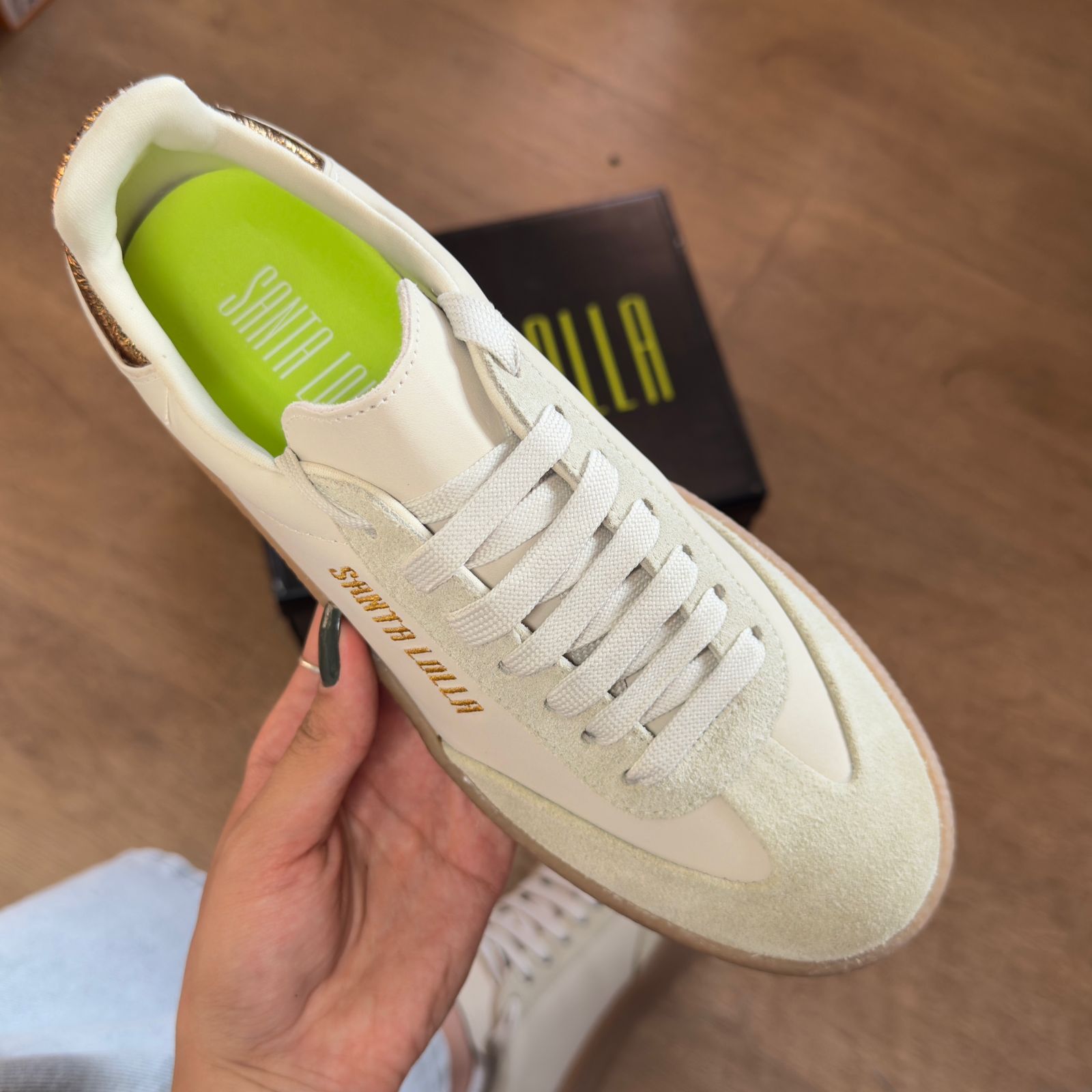 Tênis Santa Lolla Couro Camurça 0895.4EB0.035A