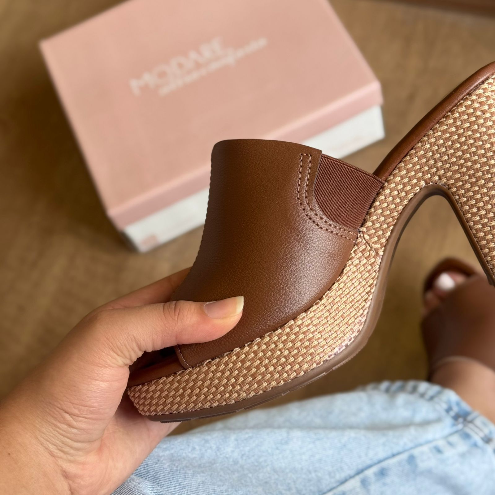 Sandália Modare Salto Bloco 7203.112