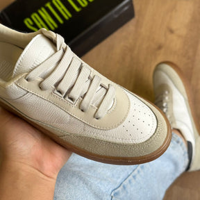 Tênis Santa Lolla Couro Legitimo Camurça 07E0.4AEB.035A