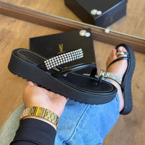 Sandália Vizzano Com Strass Prateado 6492.327