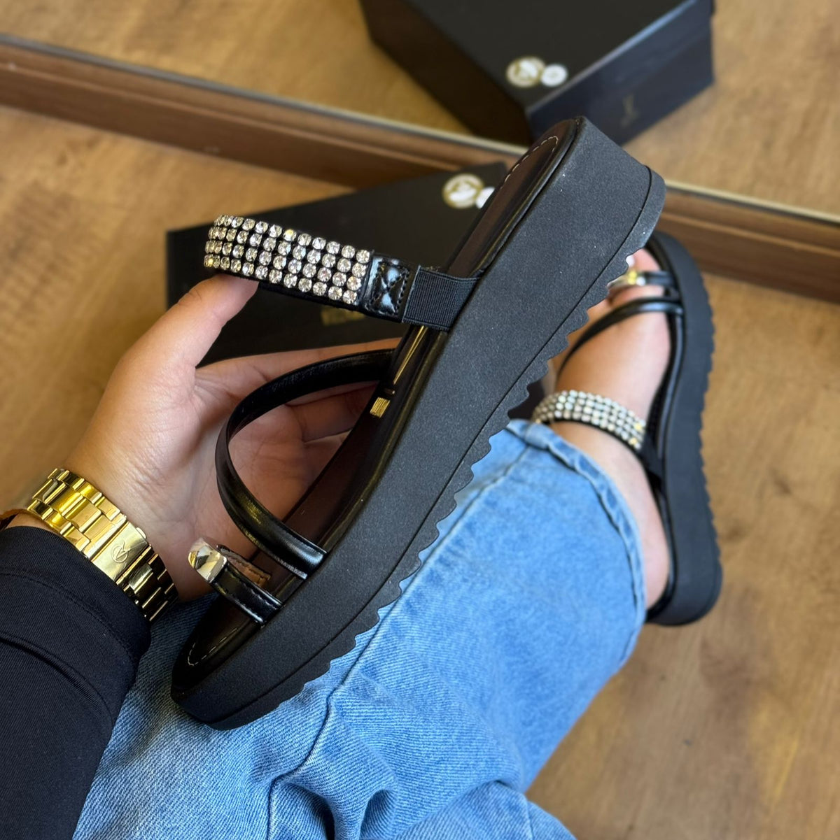 Sandália Vizzano Com Strass Prateado 6492.327