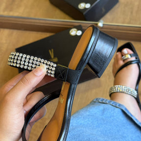 Sandália Vizzano Salto Bloco Baixo 6454.133 - Black Friday
