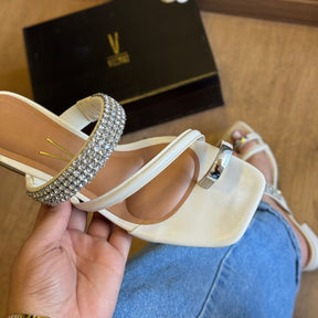 Sandália Vizzano Salto Bloco Baixo 6454.133 - Black Friday