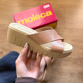 Sandália Moleca Tamanco Tiras Cruzadas 5536.108