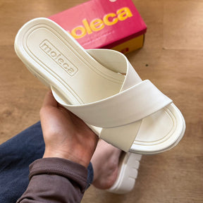 Sandália Moleca Tamanco Tiras Cruzadas 5536.108