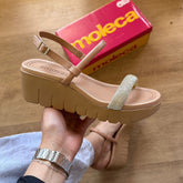 Sandália Moleca Plataforma Tira em Strass 5536.106