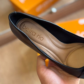 Scarpin Beira Rio Detalhe Dourado 4122.1494