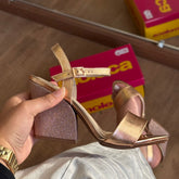 Sandália Moleca Glitter Metalizada 5222.968