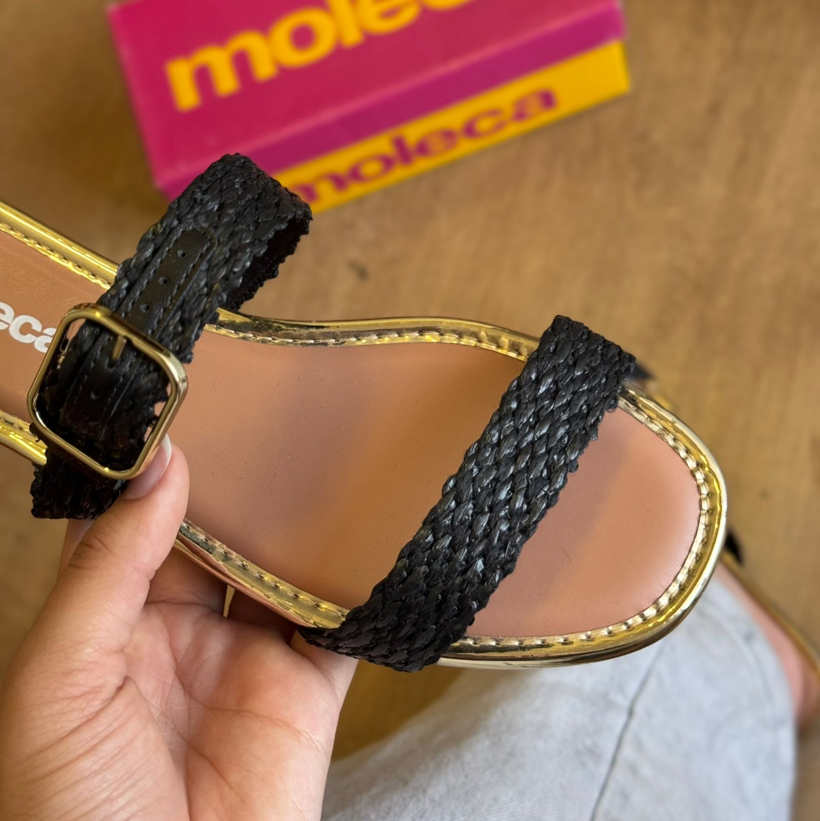 Sandália Rasteira Moleca 5435.556.30376