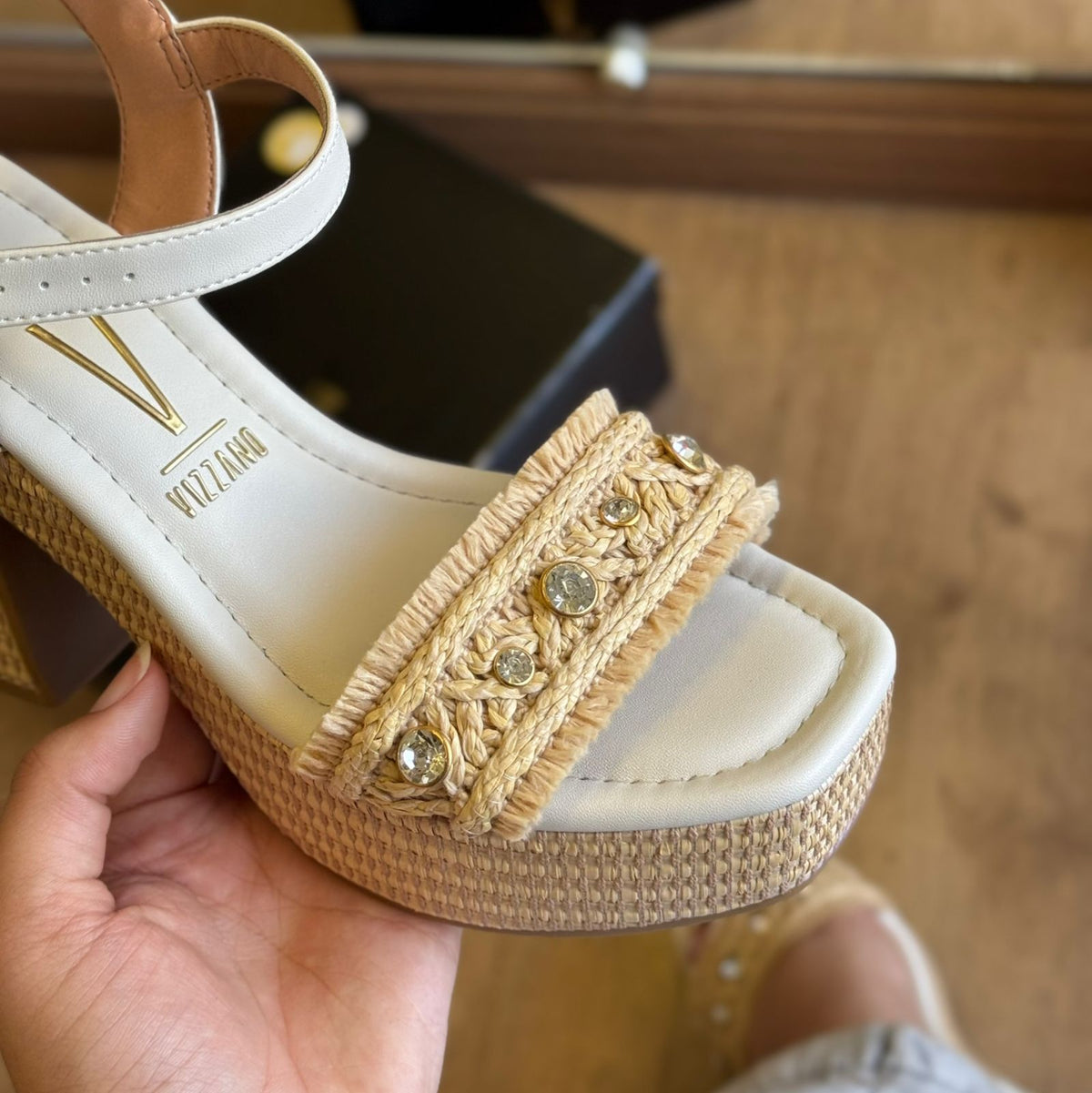 Sandália Vizzano Detalhe Em Palha 6541.112