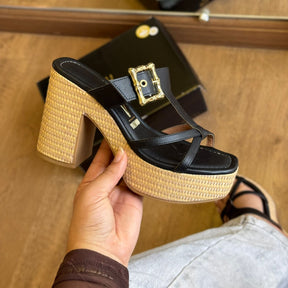 Sandália Vizzano Salto Bloco 6541.110