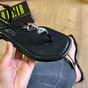 Sandália Santa Lolla Rasteira Napa Madri 01F7.5697.0A54