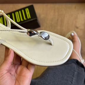 Sandália Santa Lolla Rasteira Napa Madri 01F7.5697.0A54