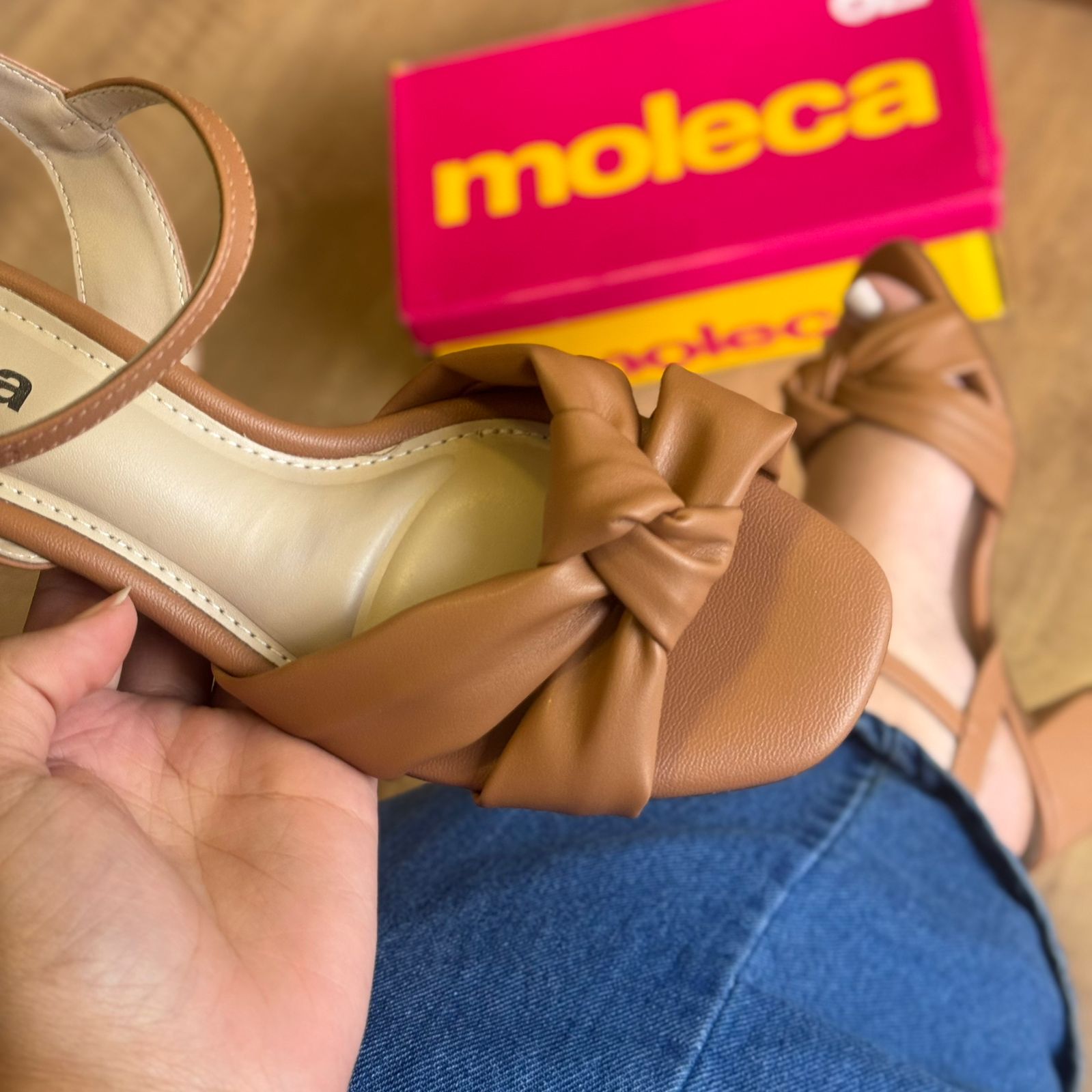 Sandália Salto Moleca 5496.122