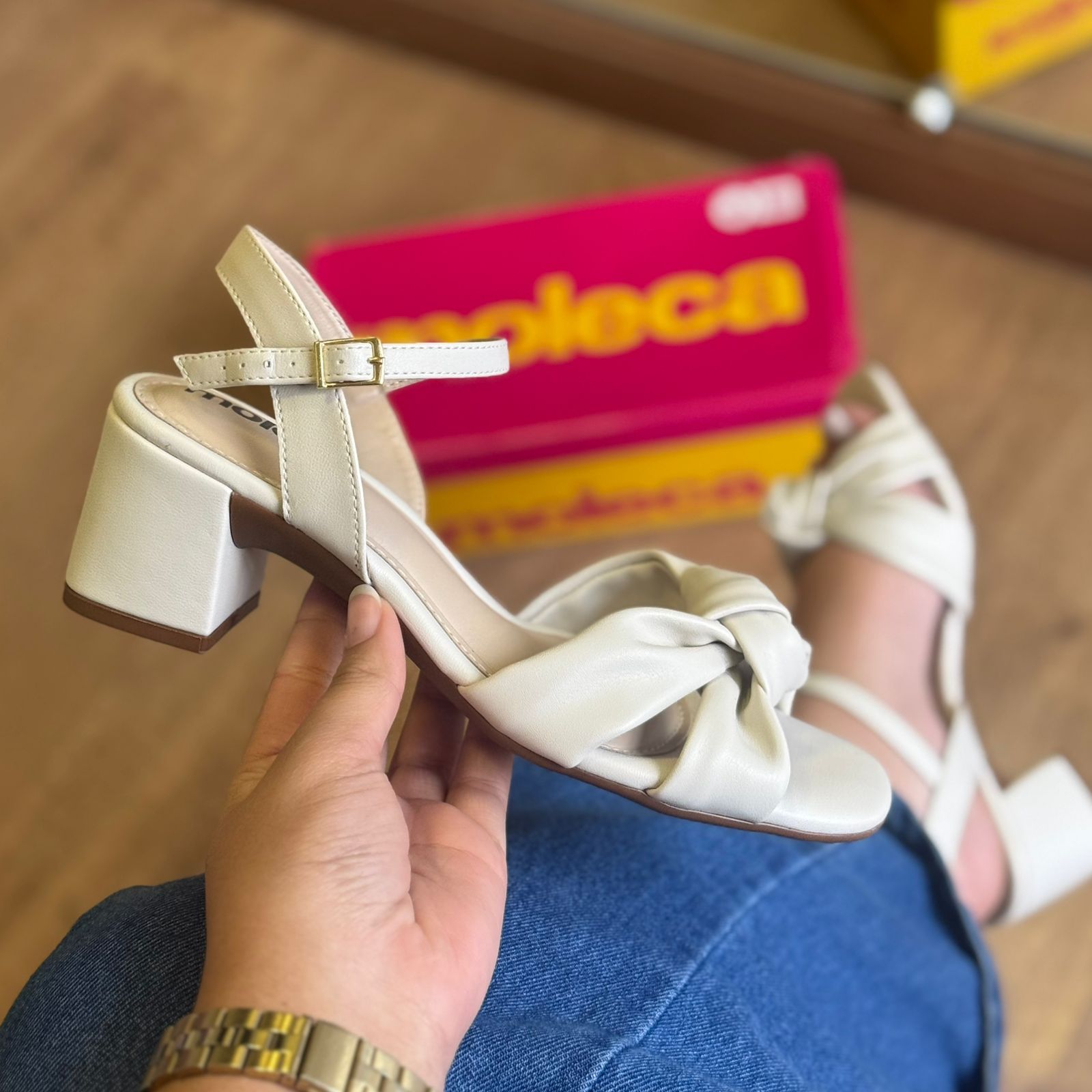 Sandália Salto Moleca 5496.122