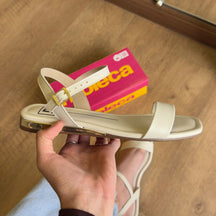 Sandália Moleca Rasteira Detalhe no Calcanhar 5559.101