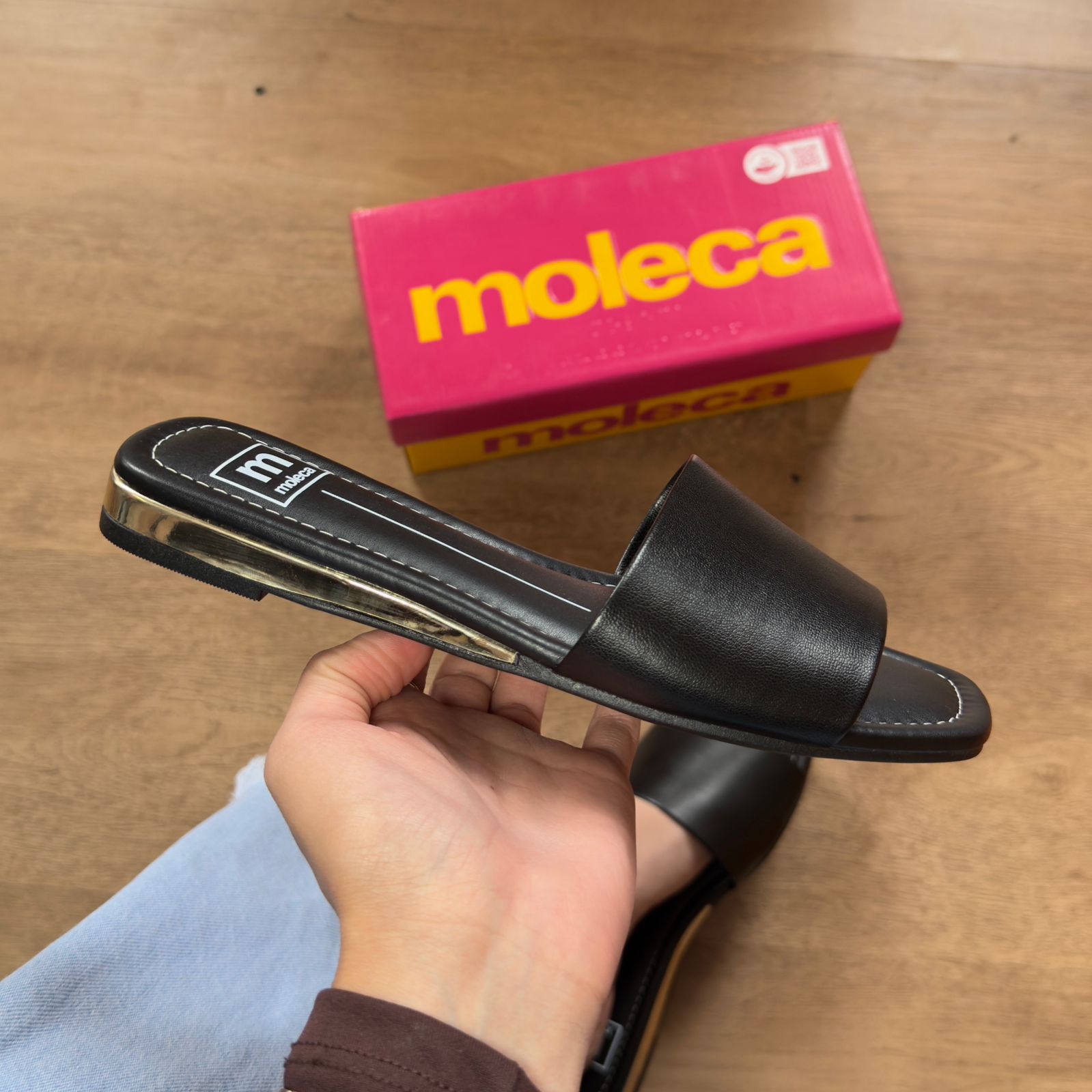 Sandália Moleca Rasteira Slide 5559.100