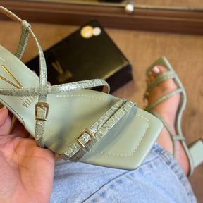 Sandália Vizzano Salto Bloco 6455.136