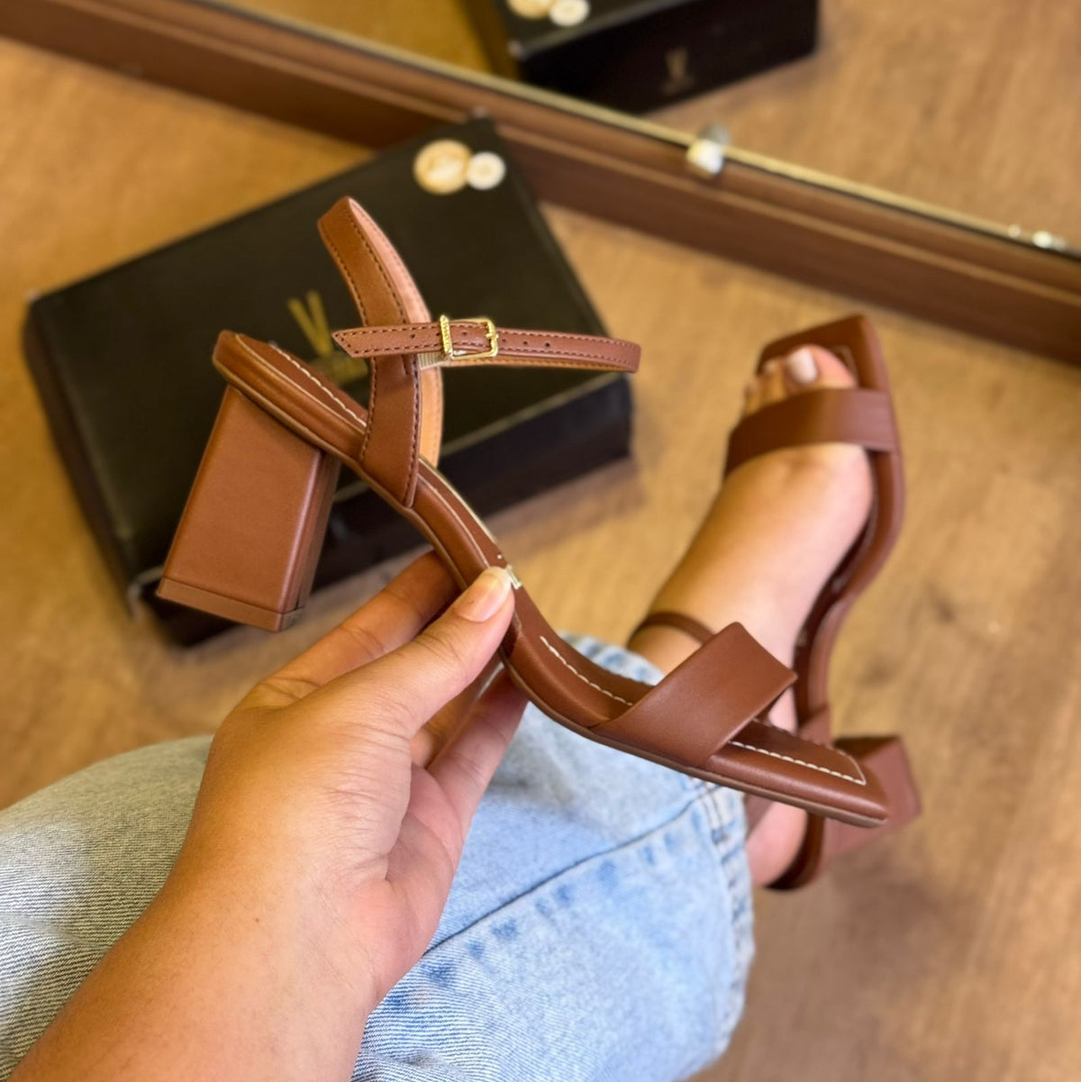 Sandália Salto Casual Vizzano 6455.101