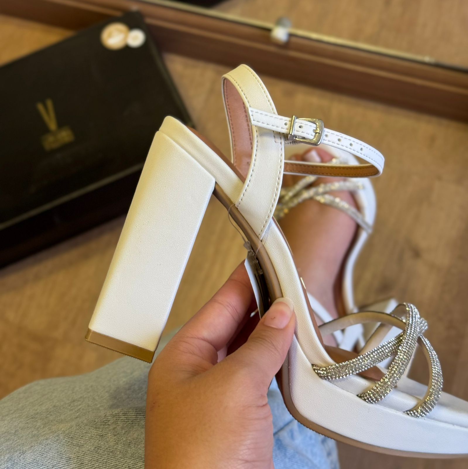 Sandália Salto Brilhante Vizzano 6551.105