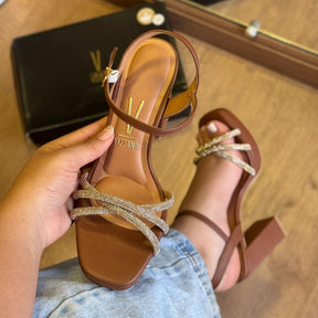 Sandália Salto Brilhante Vizzano 6551.105