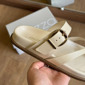 Sandália Arezzo Papete Tiras Finas Cruzadas A13555009