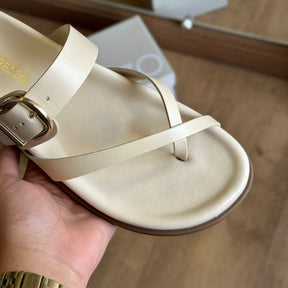 Sandália Arezzo Papete Tiras Finas Cruzadas A13555009