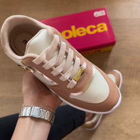 Tênis Moleca Quadrado Dourado 5827.105