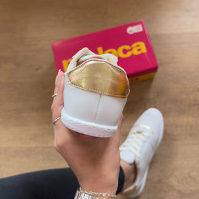Tênis Moleca Quadrado Dourado 5827.105