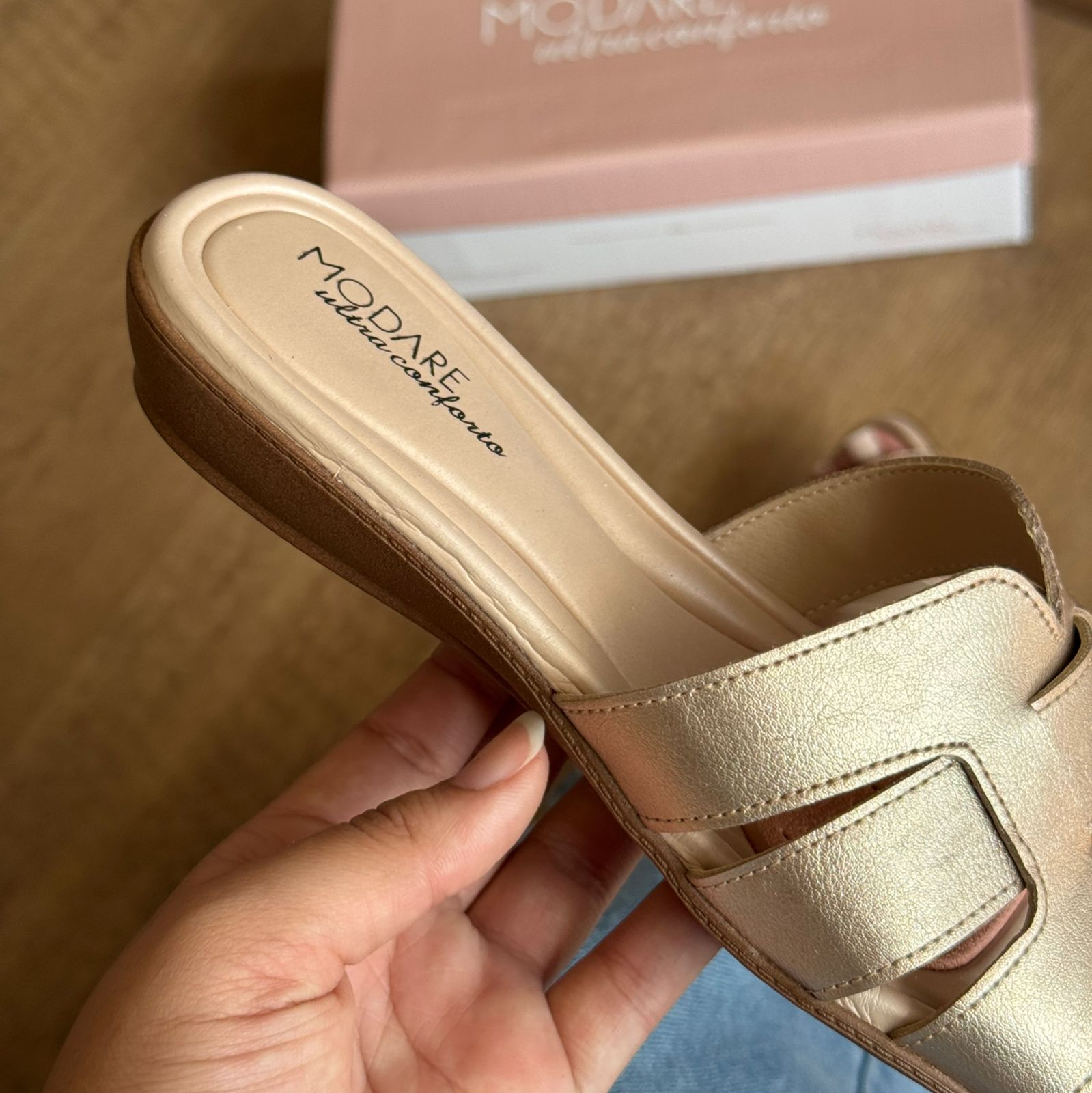 Sandália Modare Rasteira Casual 7127.264