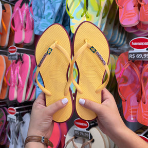 Havaianas Slim Point + Pin Brasil