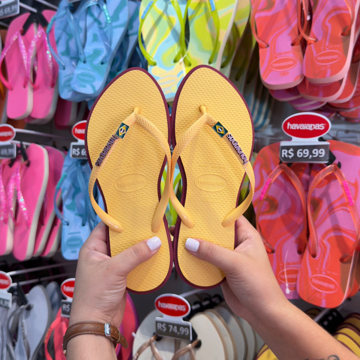 Havaianas Slim Point + Pin Brasil