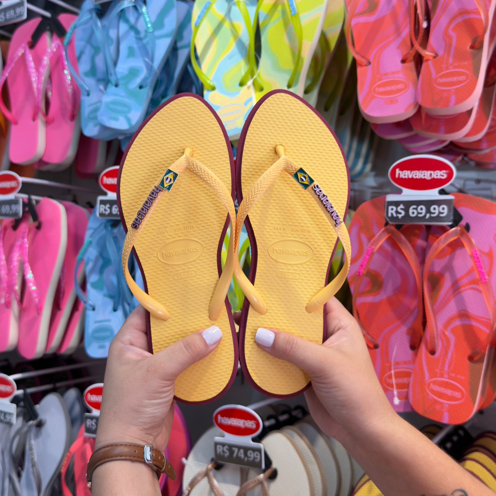 Havaianas Slim Point + Pin Brasil