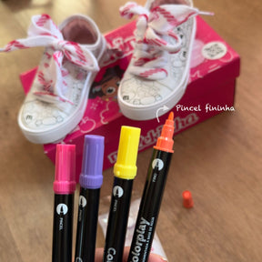 Tênis Molekinha Para Colorir 2593.100