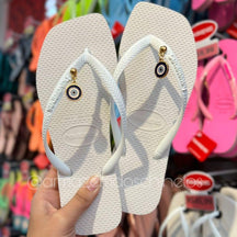 Havaianas Slim Square + Pingente de olho grego