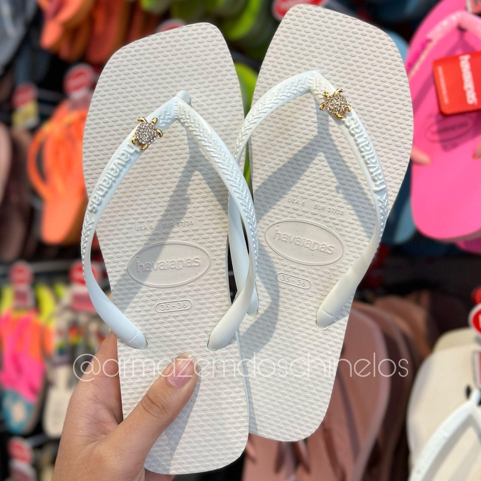 Havaianas Slim Square + Pingente de Tartaruga
