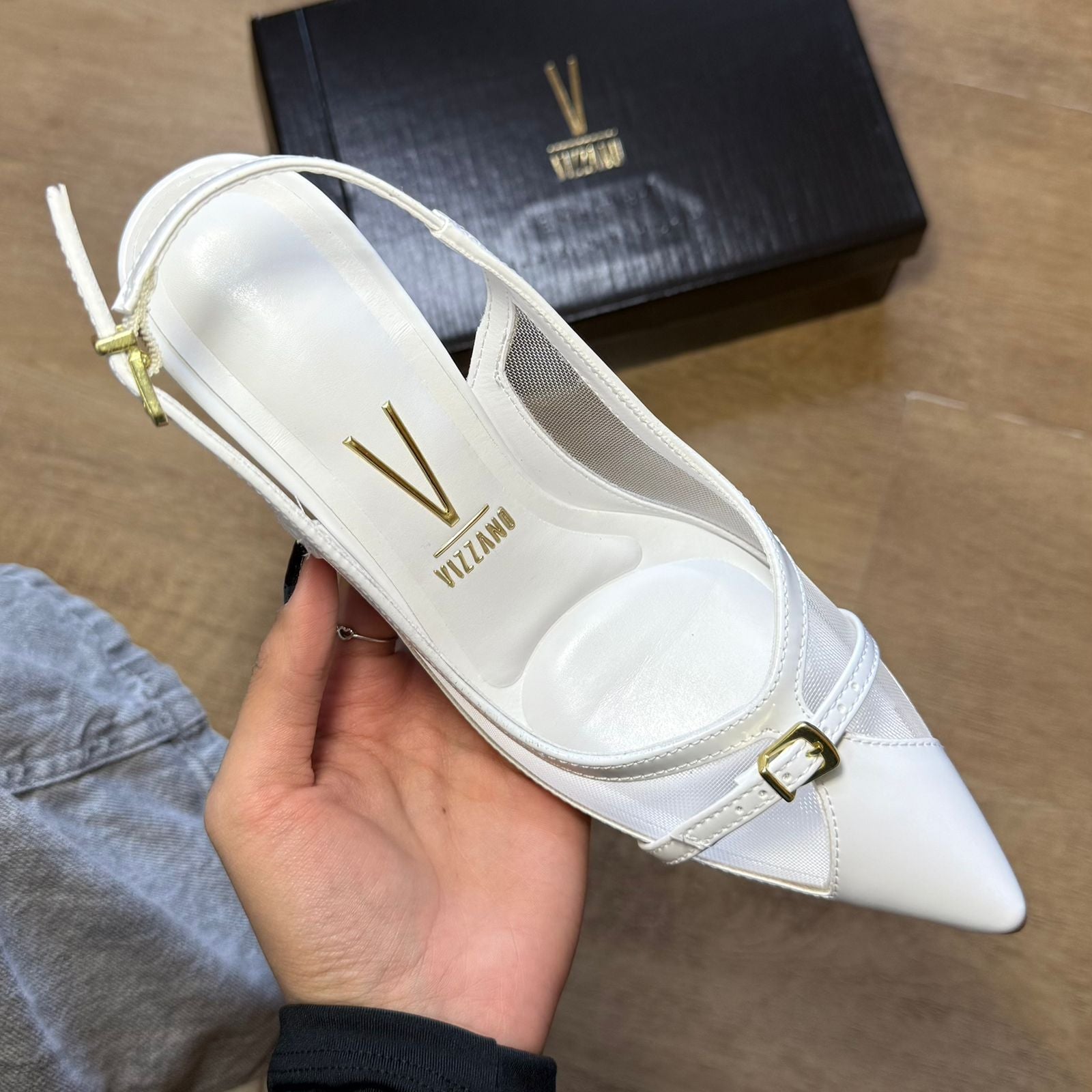 Scarpin Vizzano Salto Fino Tela 1184.1802