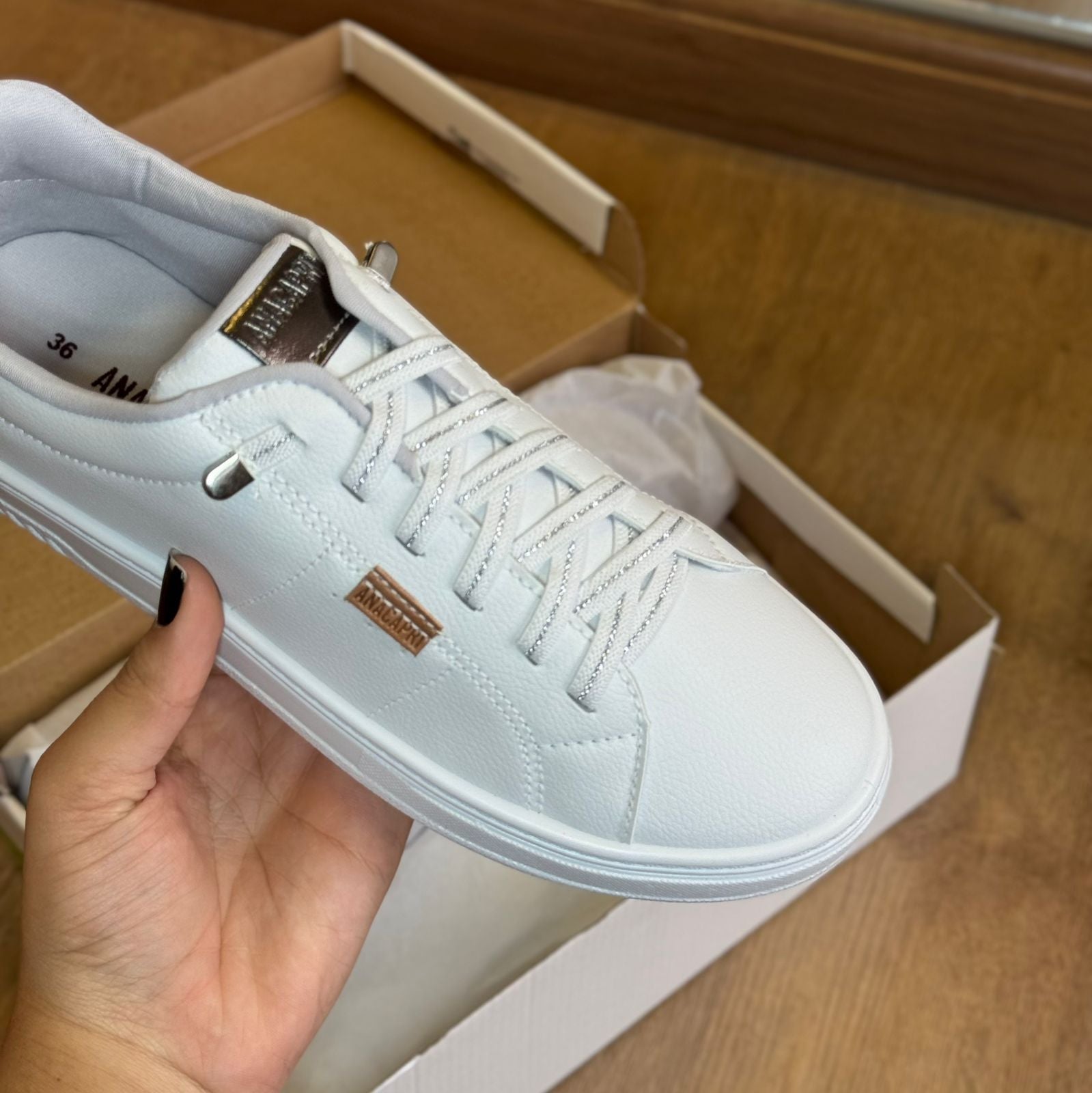 Tênis Ana Capri Basico Calce Fácil C307040002