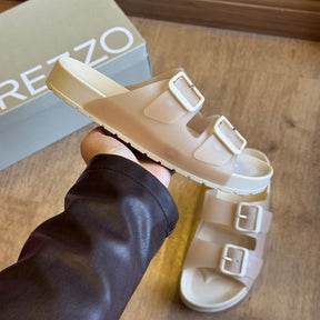 Chinelo Arezzo Slide com Fivelas Duplas Z190480004