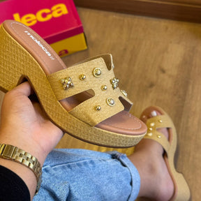 Tamanco Moleca Detalhe de Pedrarias 5549.105