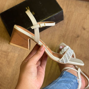 Salto Vizzano Salto Bloco Tira Brilhosa 6558.102