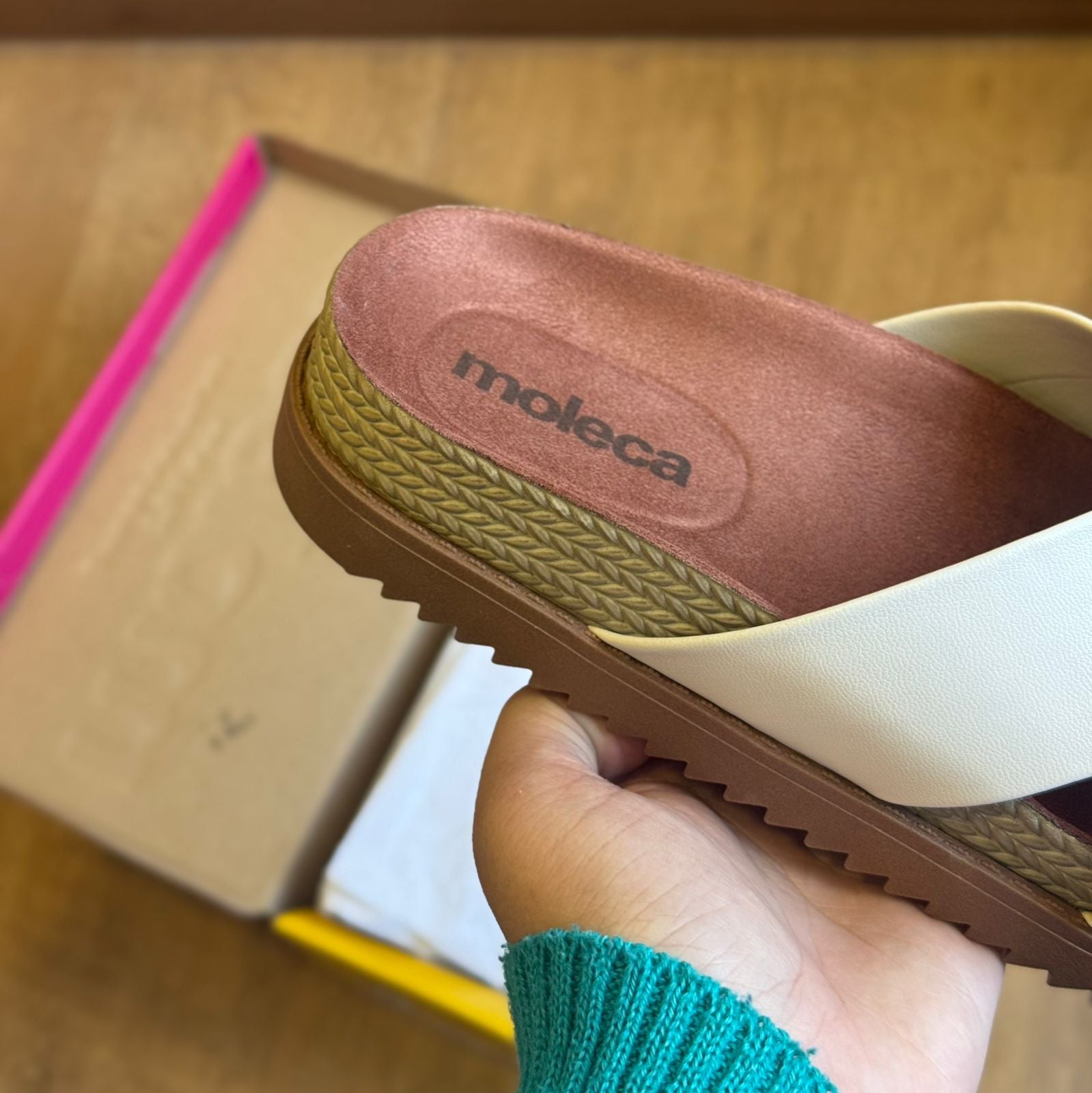 Sandália Moleca Papete em X 5500.215