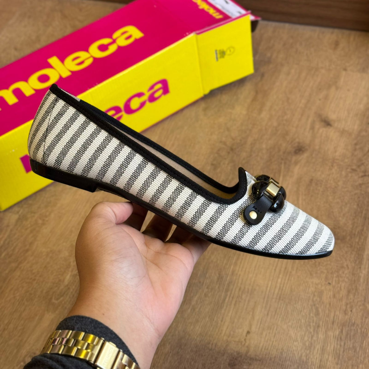 Sapatilha Moleca Corrente de Porcelana 5729.138