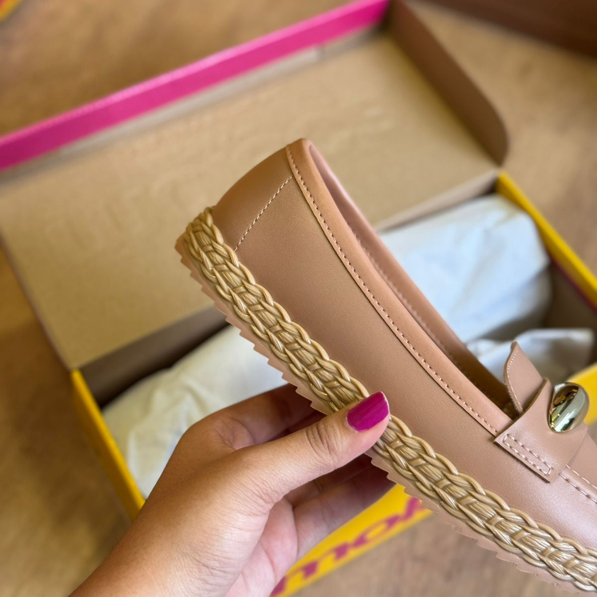 Sandália Slip-On Moleca Napa Sardenha Neo 5696.335